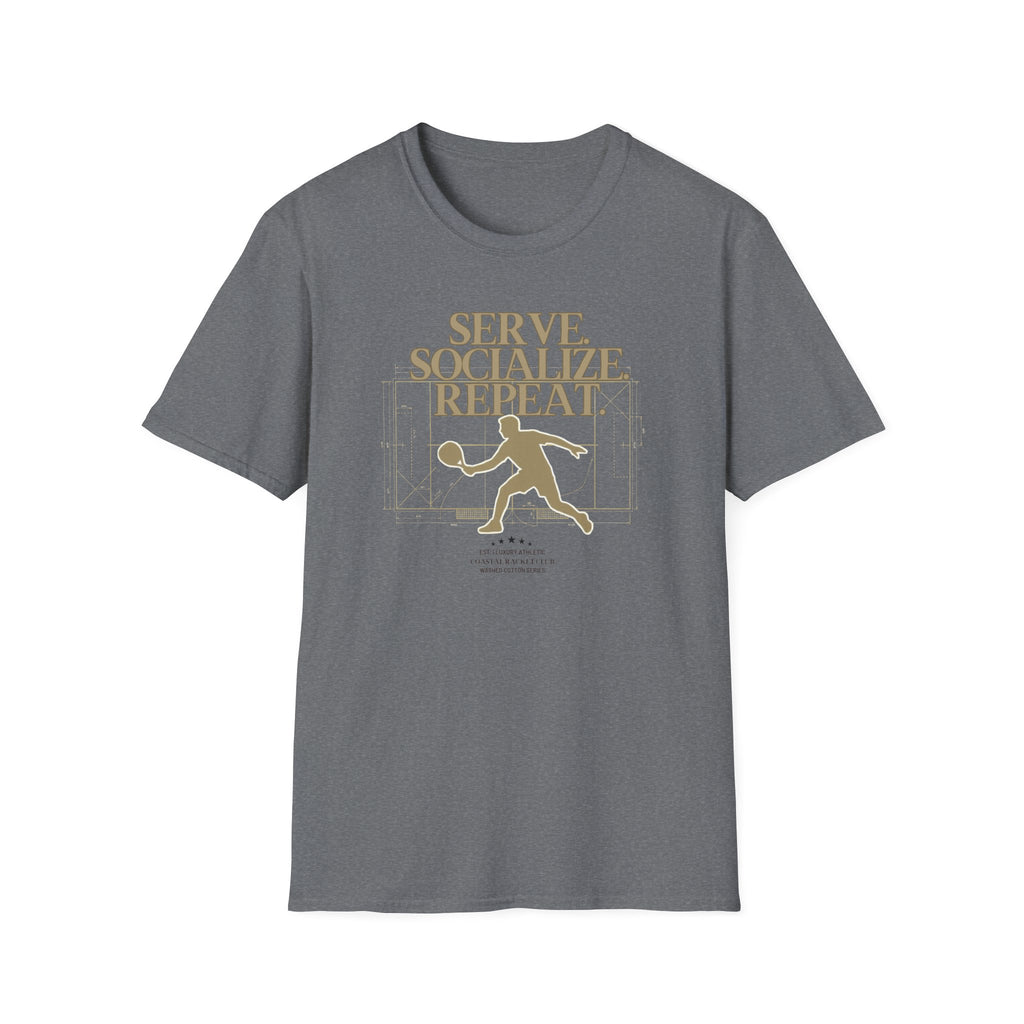 Serve socialize repeat T-Shirt