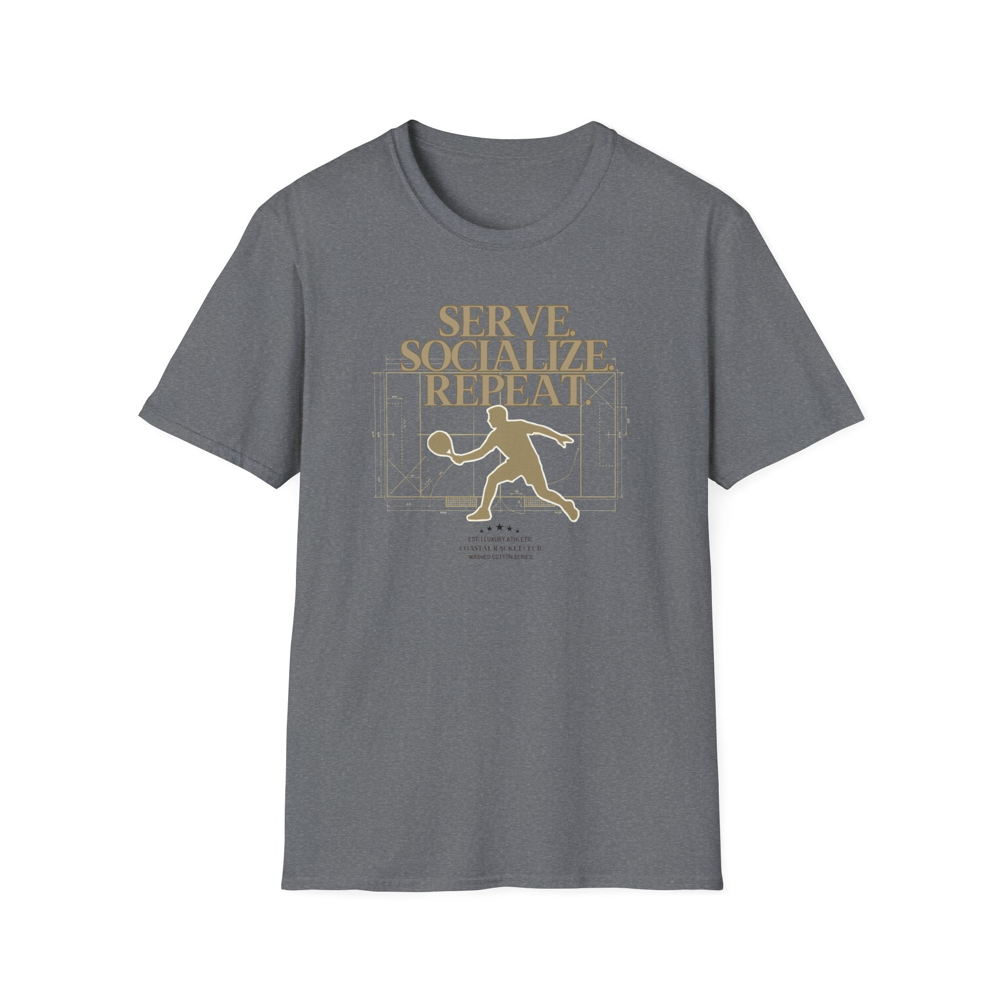 Serve socialize repeat T-Shirt