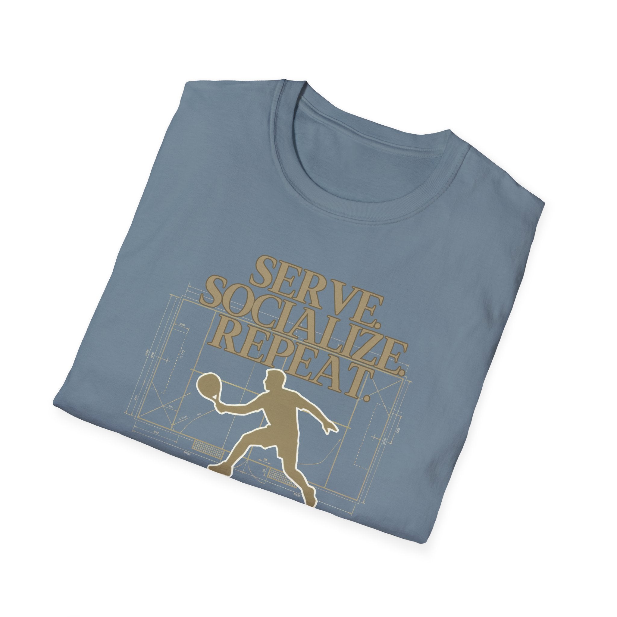 Serve socialize repeat T-Shirt