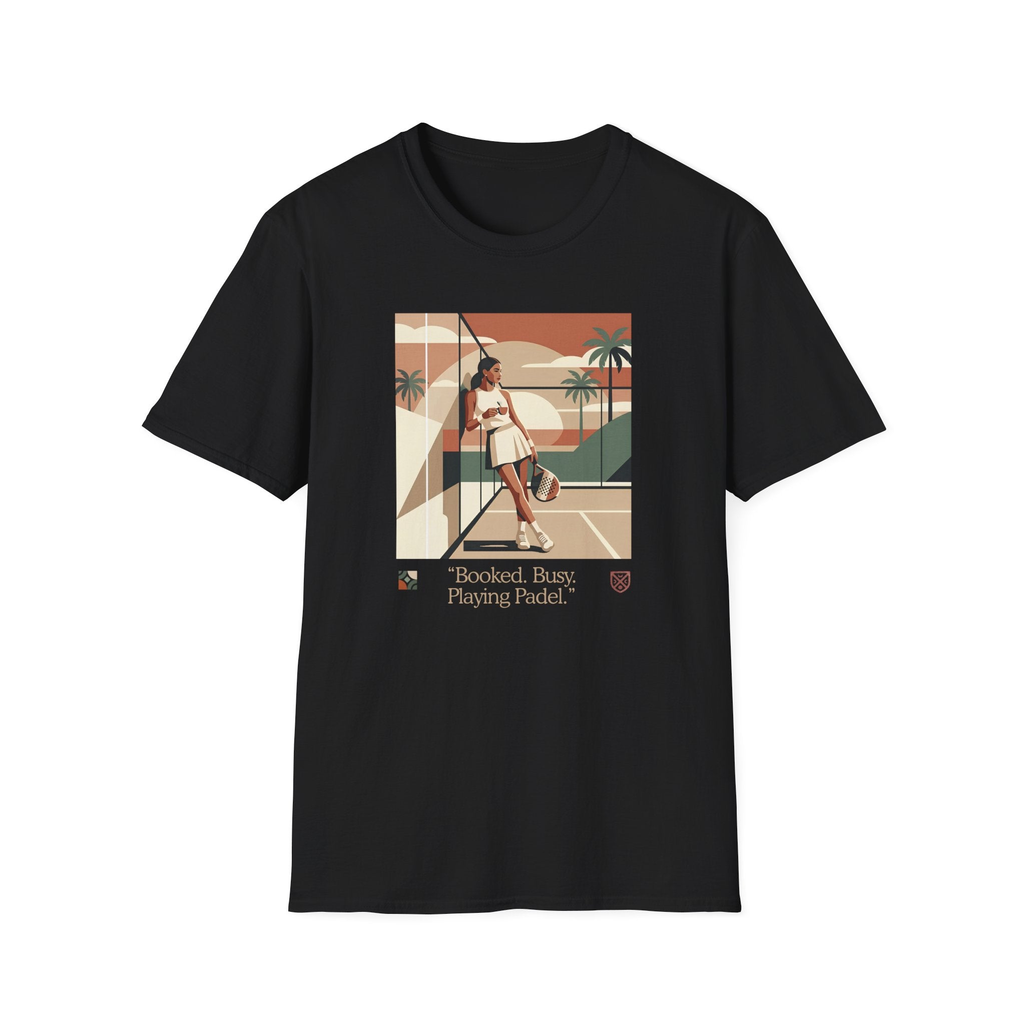 Busy playing padel women T-Shirt