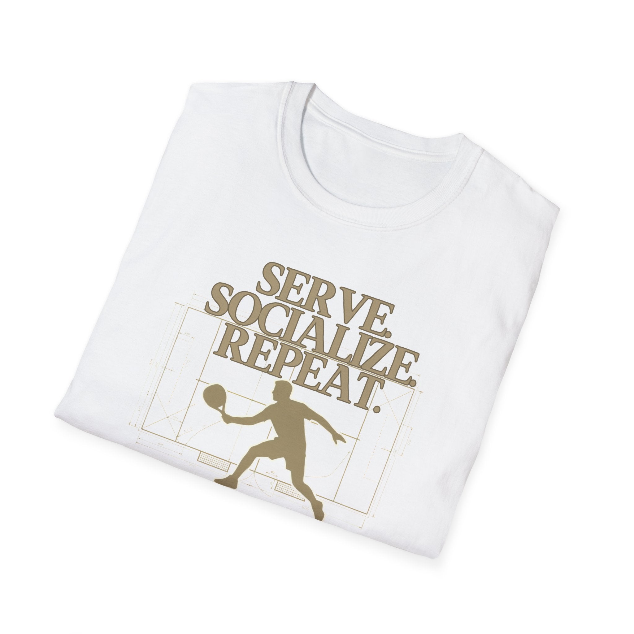 Serve socialize repeat T-Shirt
