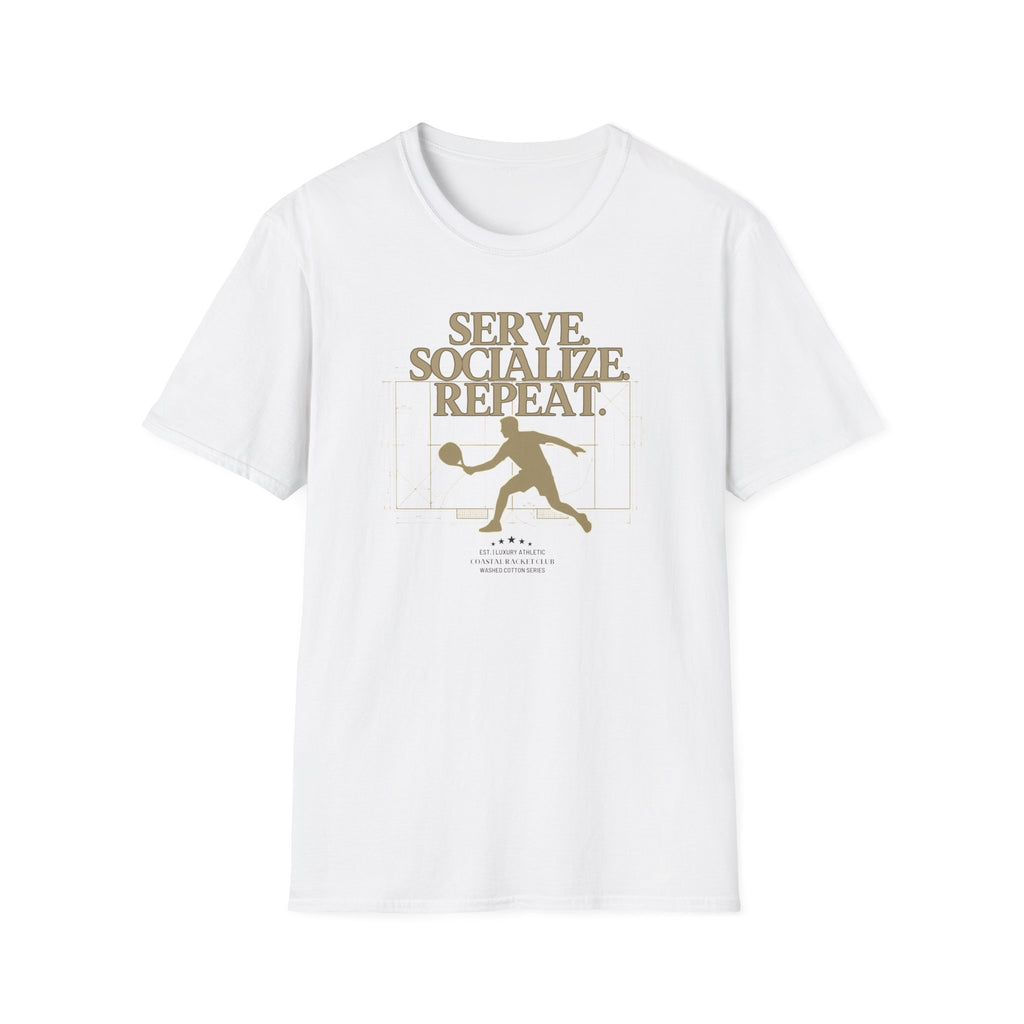 Serve socialize repeat T-Shirt