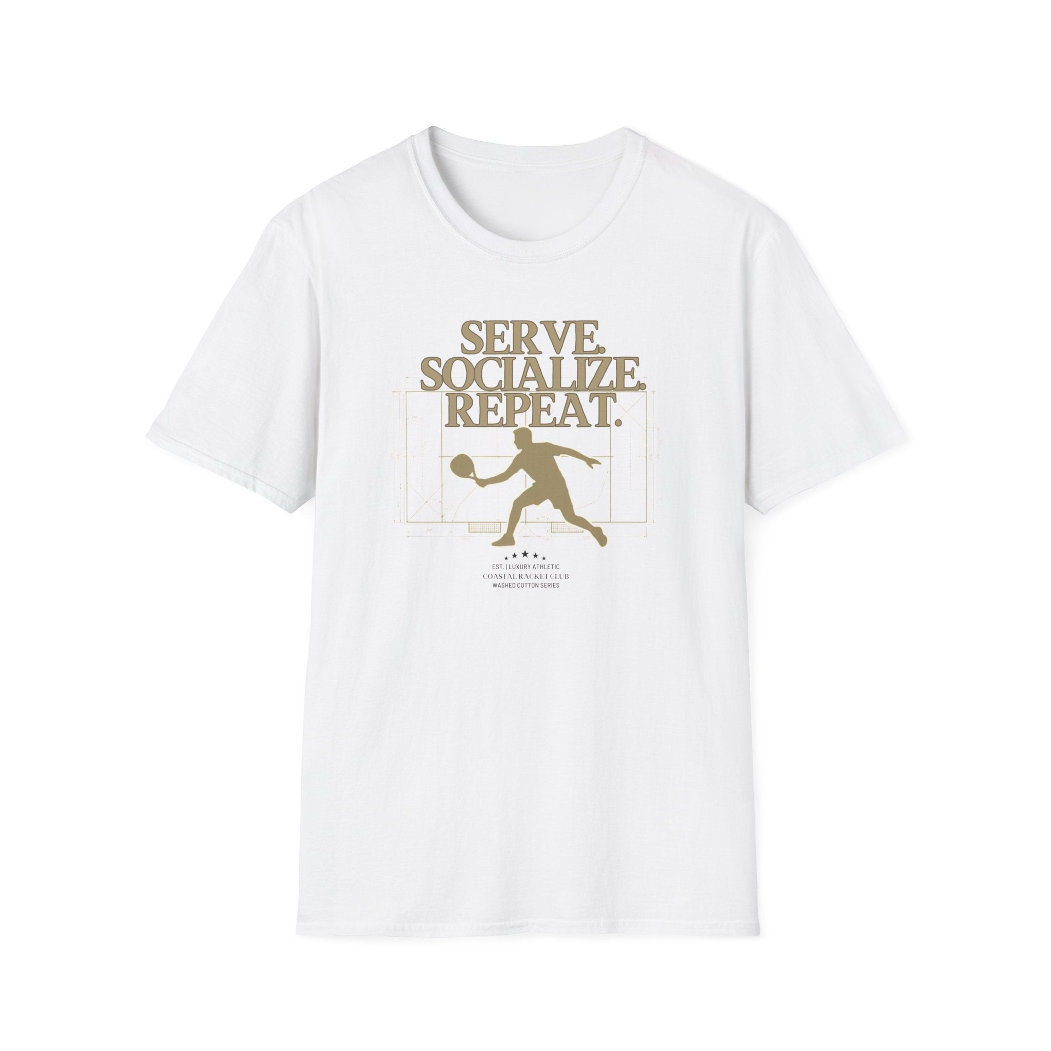Serve socialize repeat T-Shirt