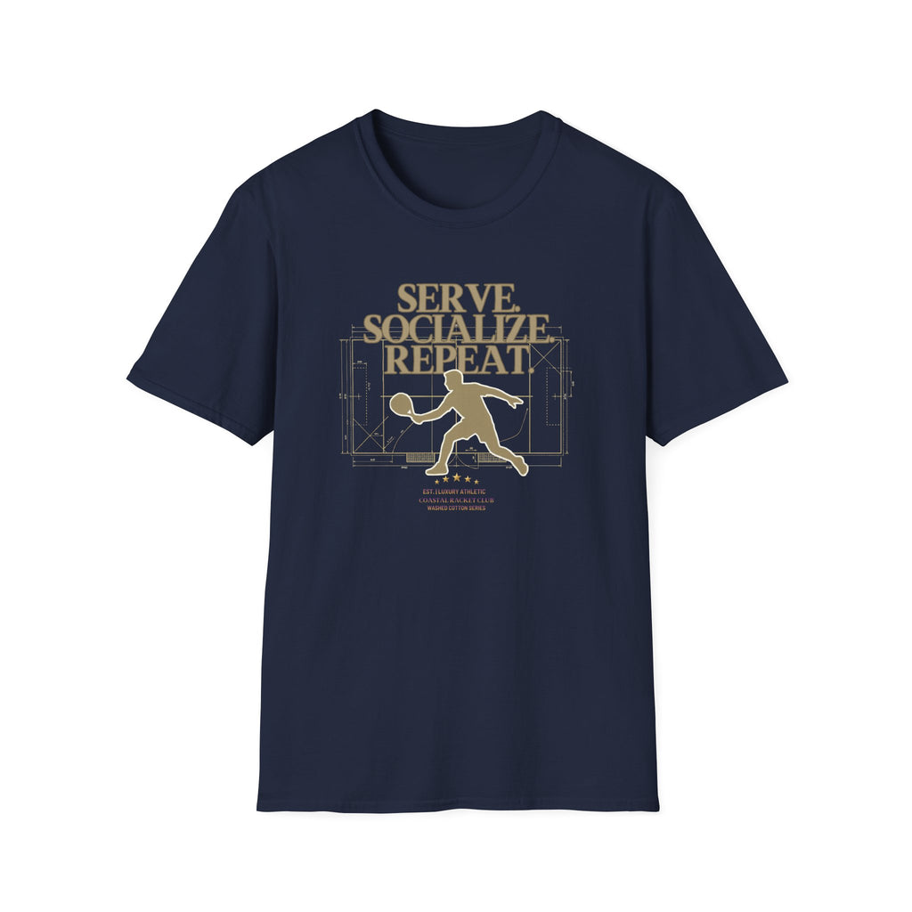 Serve socialize repeat T-Shirt