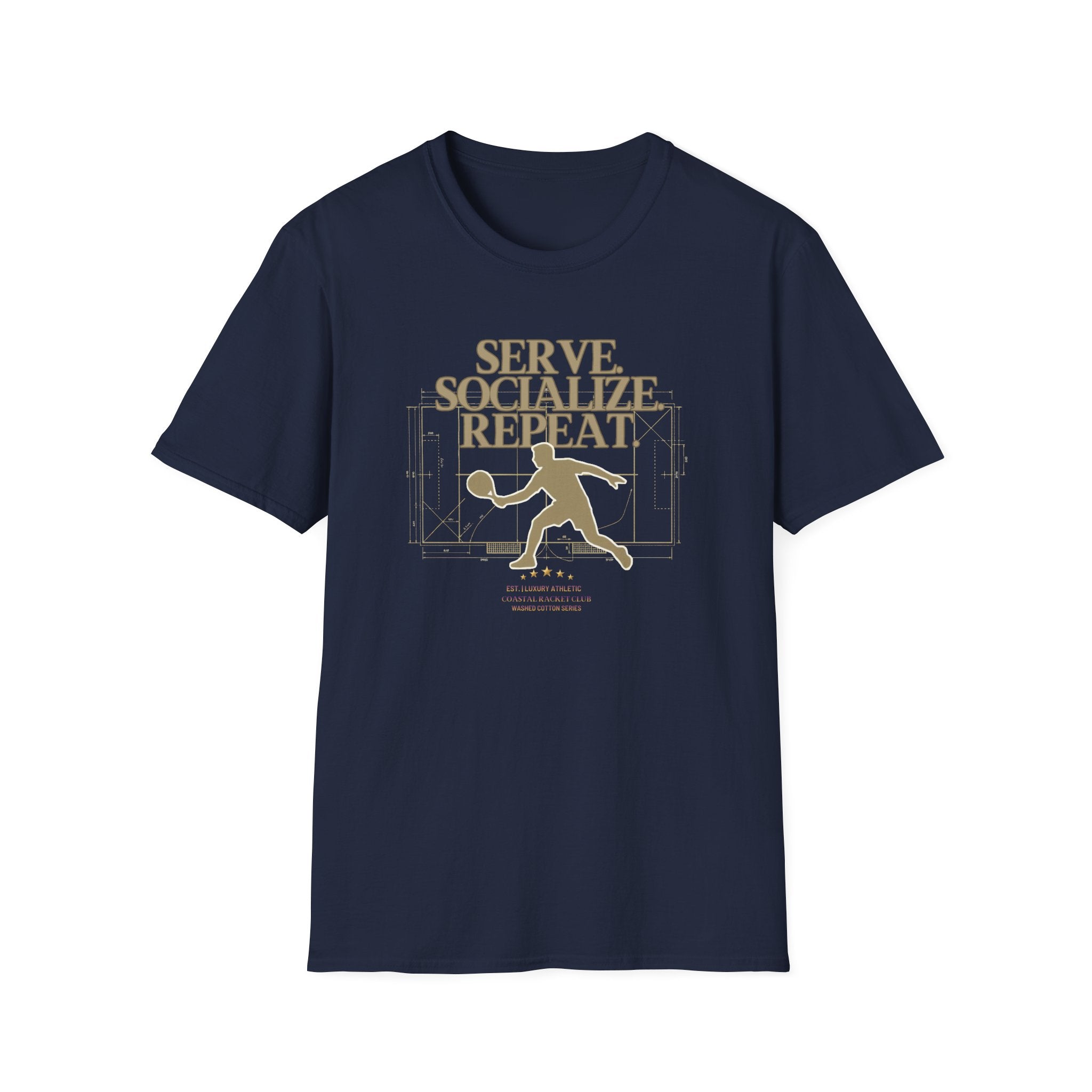 Serve socialize repeat T-Shirt