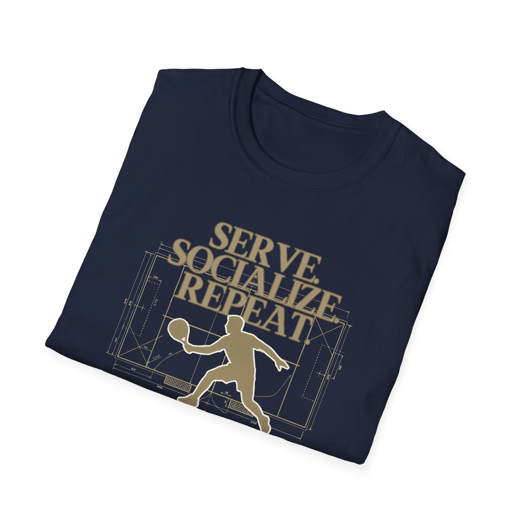 Serve socialize repeat T-Shirt