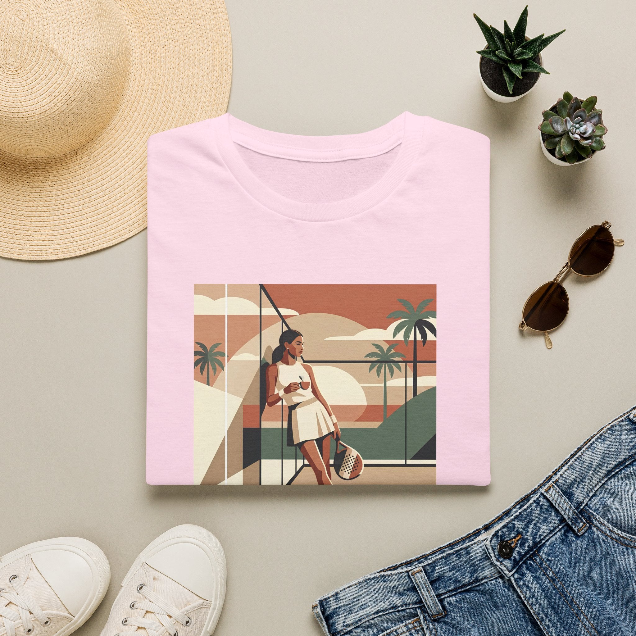 Busy playing padel women T-Shirt
