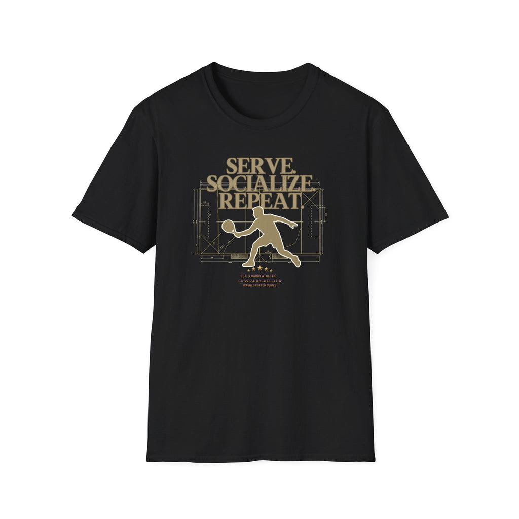 Serve socialize repeat T-Shirt