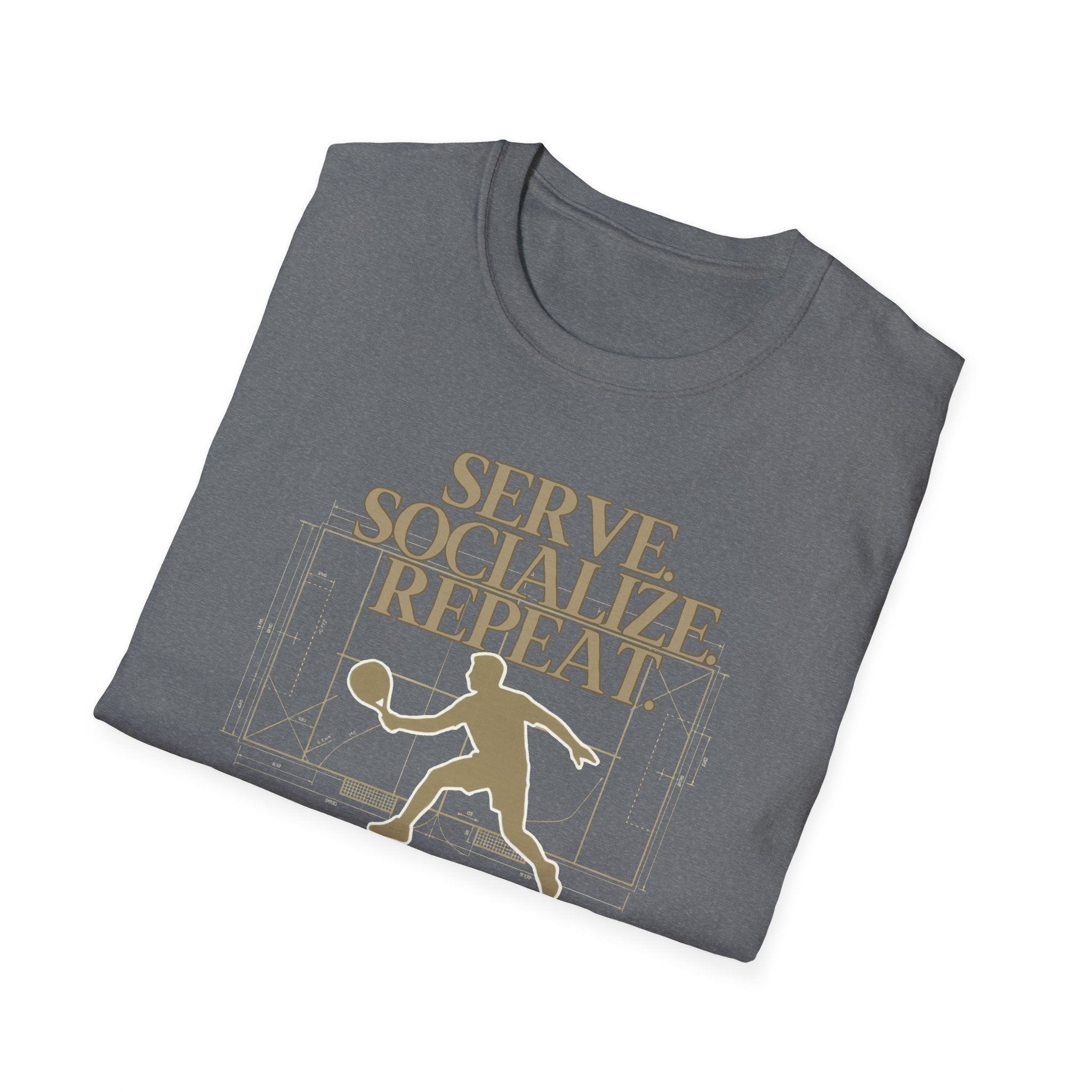 Serve socialize repeat T-Shirt