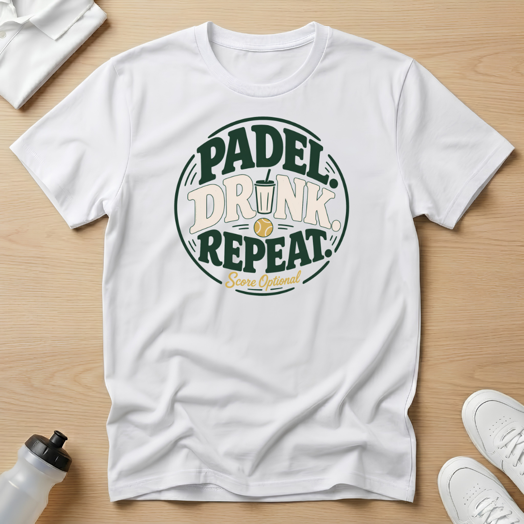 Padel Drink Repeat T-Shirt
