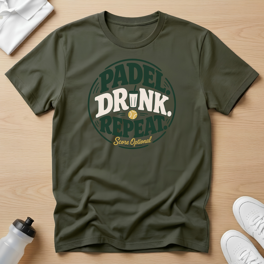 Padel Drink Repeat T-Shirt